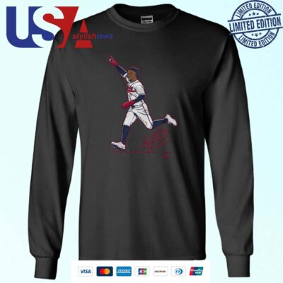 Ozzie Albies Superstar Pose Signature Sweater