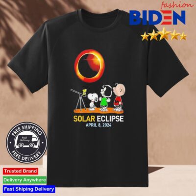 Peanuts Total Solar Eclipse April 8 2024 North America Tour Shirt