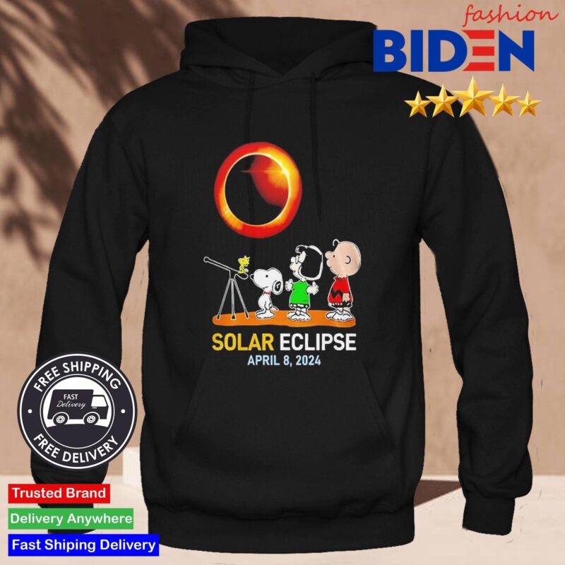 Peanuts Total Solar Eclipse April 8 2024 North America Tour Shirt Hoodie Den