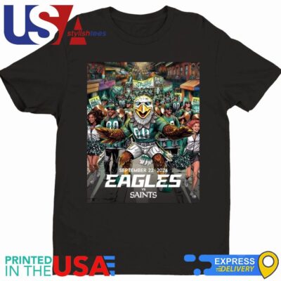 Philadelphia Eagles Vs. New Orleans Saints Birds In The Big Easy 2024 Shirt