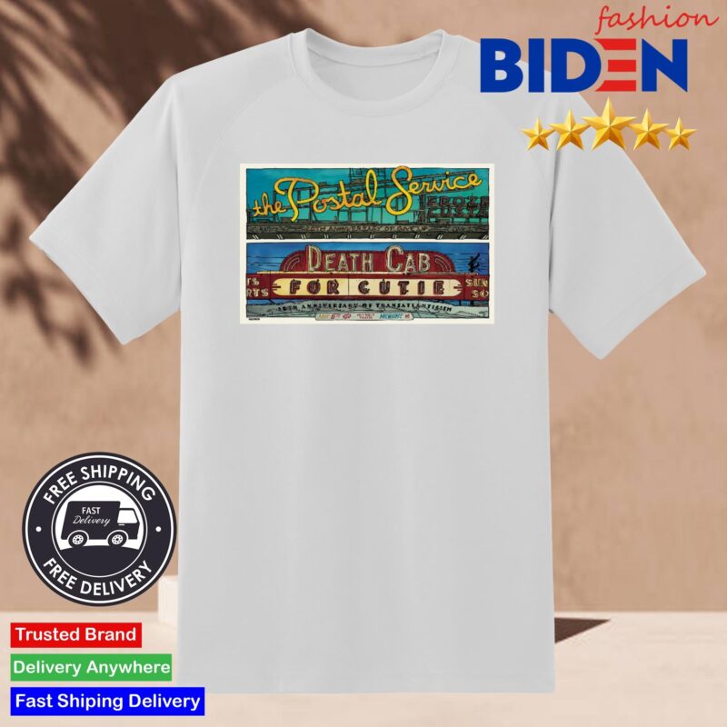 The Postal Service & Death Cab For Cutie Miller High Life Theatre Milwaukee WI May 6 2024 Shirt