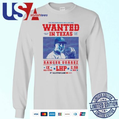 The Philadelphia Phillies Are Wanted In Texas Ranger Suárez All Star Game Sweater