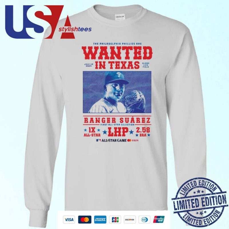 The Philadelphia Phillies Are Wanted In Texas Ranger Suárez All Star Game Sweater
