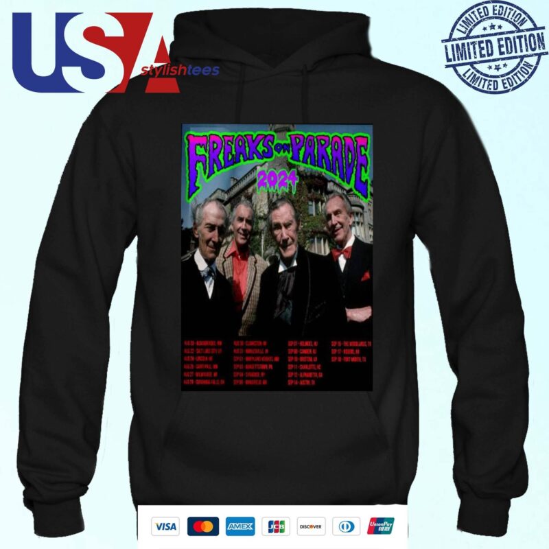 Rob Zombie Freaks On Parade 2024 Tour Poster Hoodie