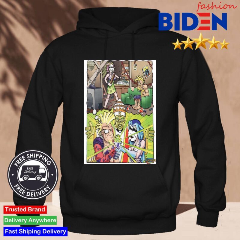 Slave Pit Funnies Featuring Gwar Meet And Beat 24 2024 Tour Vip Meet And Beat Bundle Age of Entitlement Tour Hoodie