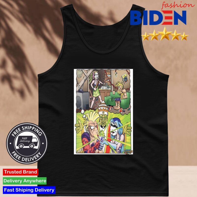 Slave Pit Funnies Featuring Gwar Meet And Beat 24 2024 Tour Vip Meet And Beat Bundle Age of Entitlement Tour Tank Top