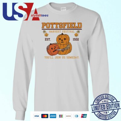 Pottsfield Harvest Festival Pumpkin You'll Join Us Someday Sweater
