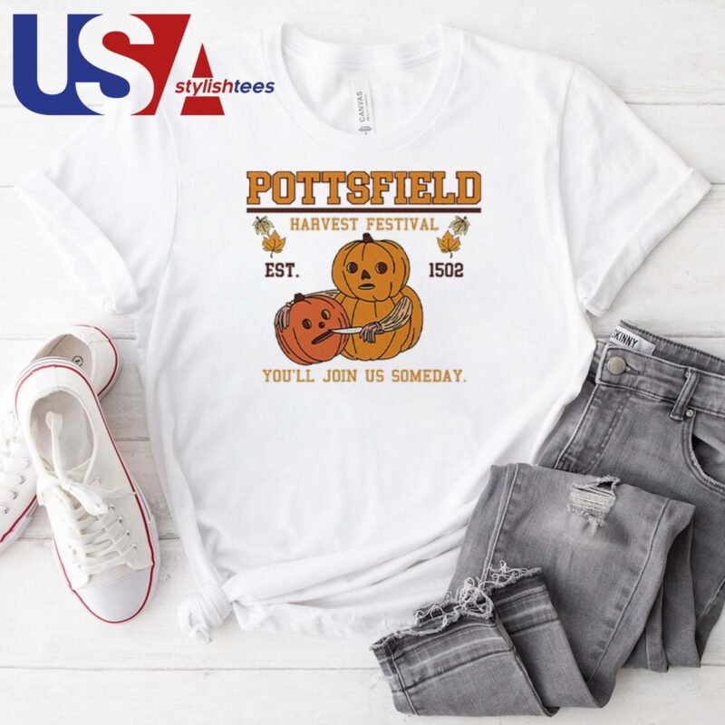Pottsfield Harvest Festival Pumpkin You'll Join Us Someday T-shirt