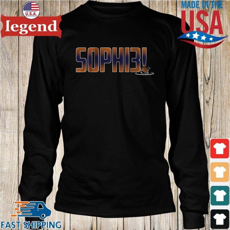 Phoenix Mercury Basketball Sophie Cunningham Sophi3 Shirt Longs den-min