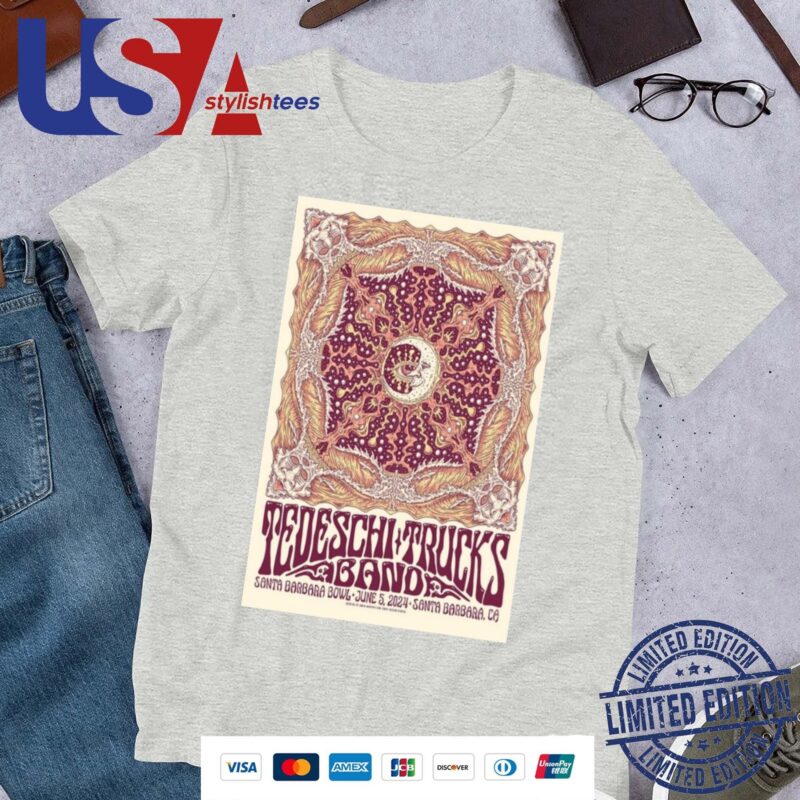 Tedeschi Trucks Band June 5 2024 Santa Barbara Bowl Santa Barbara CA Poster Shirt