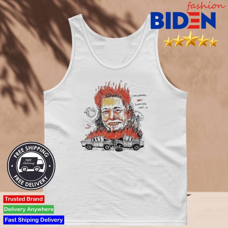 Teddy Fresh Elon Concerning Looking Into It Tank Top