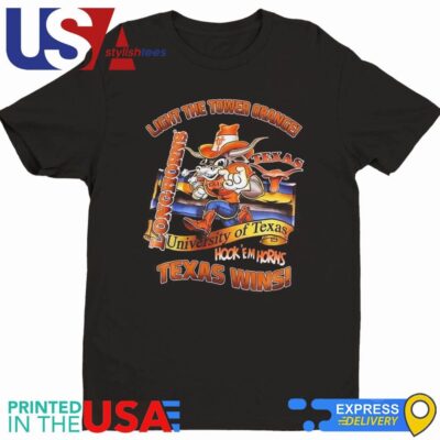 Texas Longhorns Light The Tower Orange Hook 'Em Horns 2024 Shirt