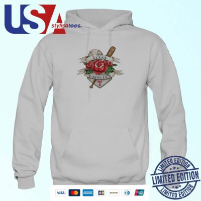Texas Rangers Tattoo Rose 2024 Hoodie
