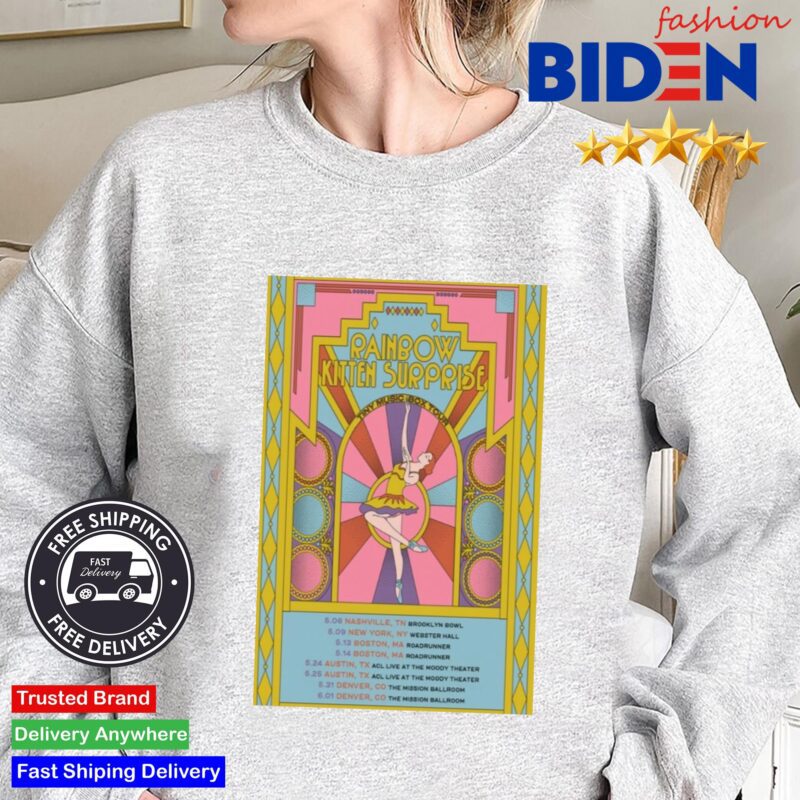 Rainbow Kitten Surprise Tiny Music Box Tour 2024 Shirt Sweater