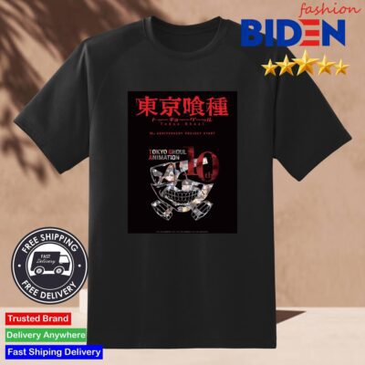 Tokyo Ghoul Animation 10th Anniversary Project Starts Shirt