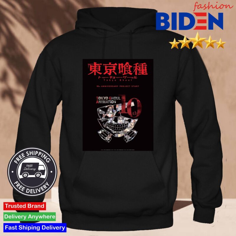 Tokyo Ghoul Animation 10th Anniversary Project Starts Shirt Hoodie Den