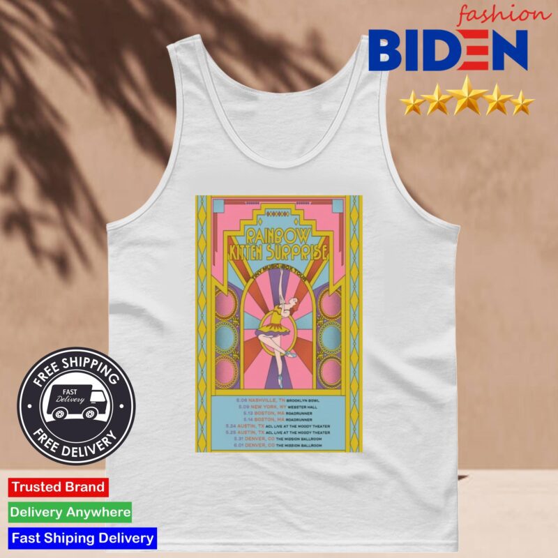 Rainbow Kitten Surprise Tiny Music Box Tour 2024 Shirt Tank Top