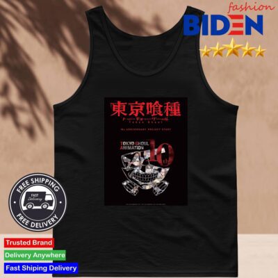 Tokyo Ghoul Animation 10th Anniversary Project Starts Shirt Tank Top Den