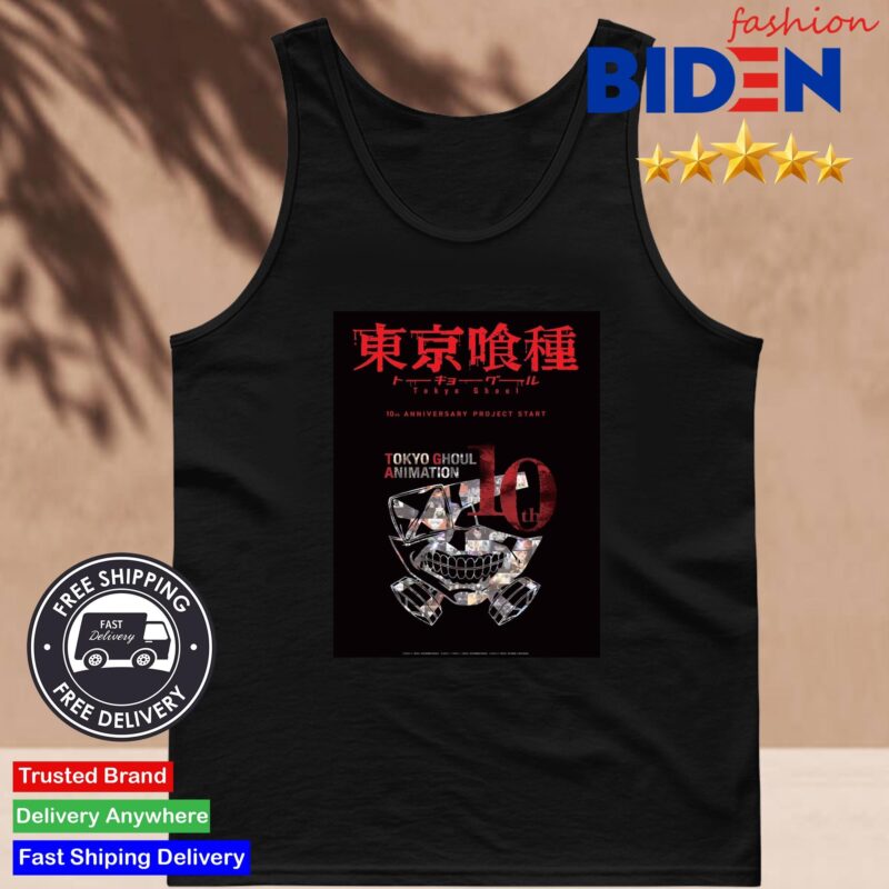 Tokyo Ghoul Animation 10th Anniversary Project Starts Shirt Tank Top Den
