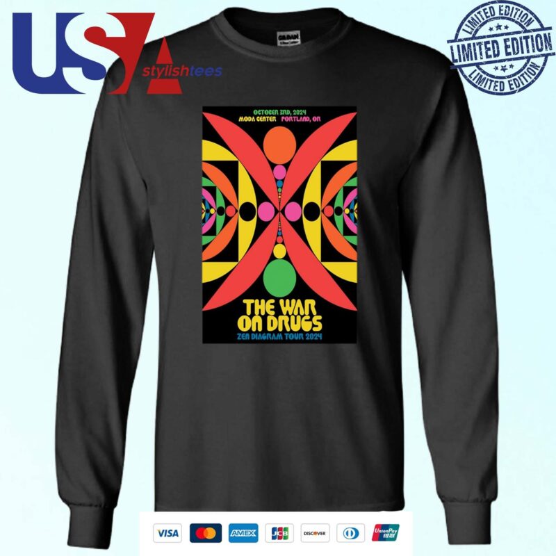 The War On Drugs October 3 2024 Live At Moda Center, Portland OR Band Event Sweater