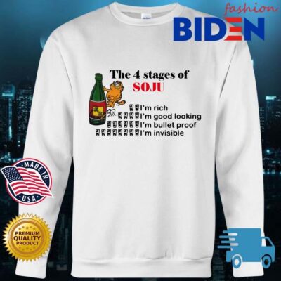 The 4 stages of soju I'm rich I'm good looking s Bidenfashion sweater trang