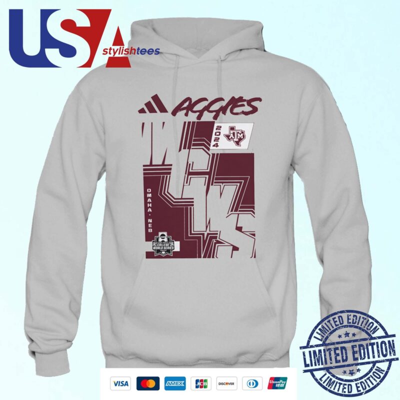 Texas A&M Aggies 2024 College World Series Omaha Hoodie