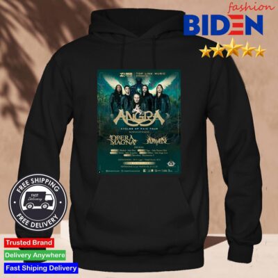 Official Angra Cycles of Pain Tour 2024 Shirt Hoodie Den