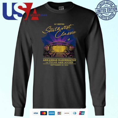 Texas A&M vs. Arkansas Game Day 2024 81st Meeting Southwest Classic Sweater