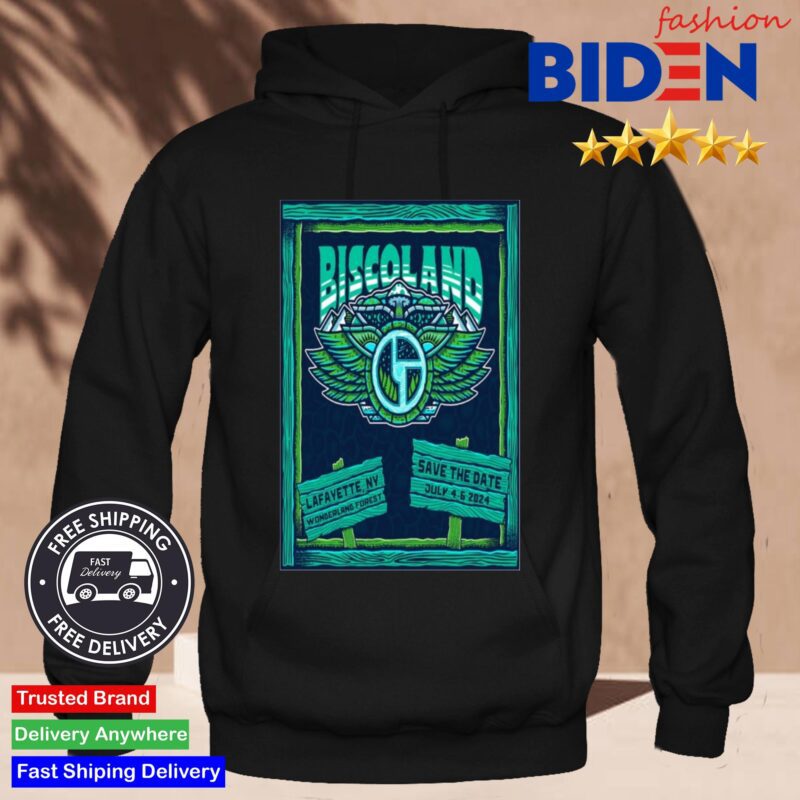 Official Bisco Land Wonderland Forest Lafayette NY July 4 6 2024 Shirt Hoodie Den