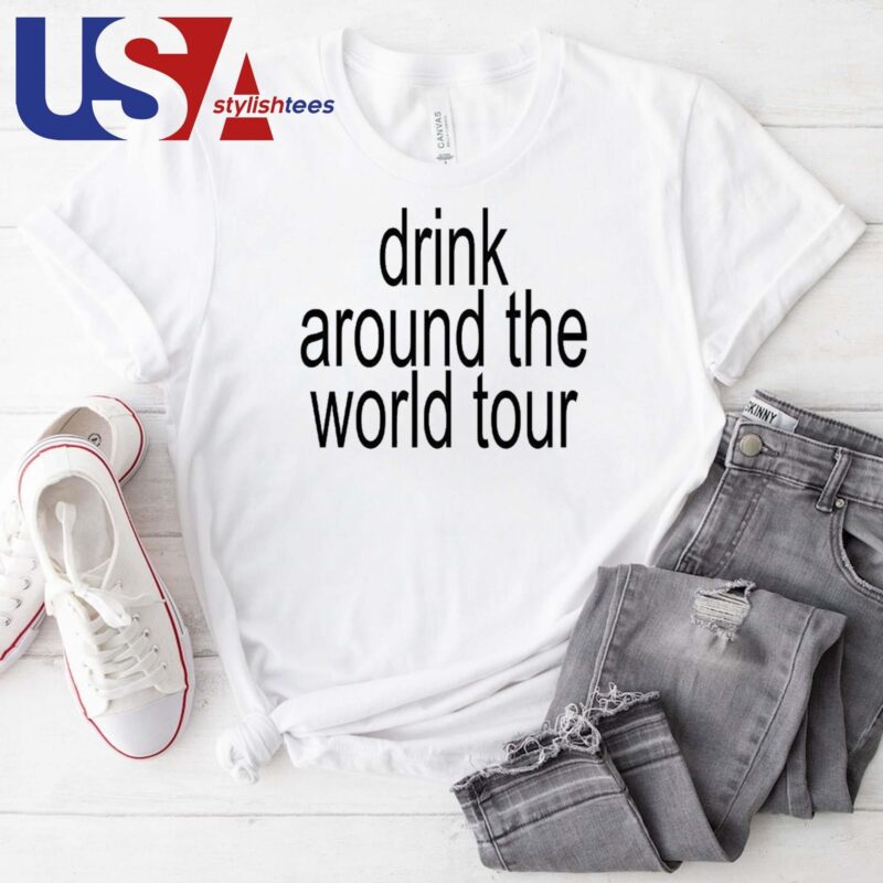 The Lost Bros Drink Around The World Tour Brat Summer T-shirt