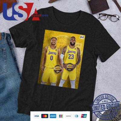 Official Bronny James And LeBron James A New Era Of James Is Loading NBA 2024 Poster Shirt