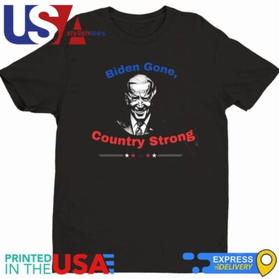 Official Bye Biden Biden Gone Country Strong T-Shirt