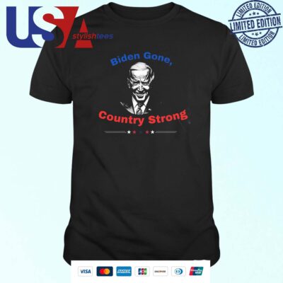 Official Bye Biden Biden Gone Country Strong T-shirt