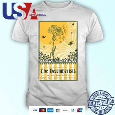 The Decemberists Ryman Auditorium, Nashville, TN May 24, 2024 Poster Shirt