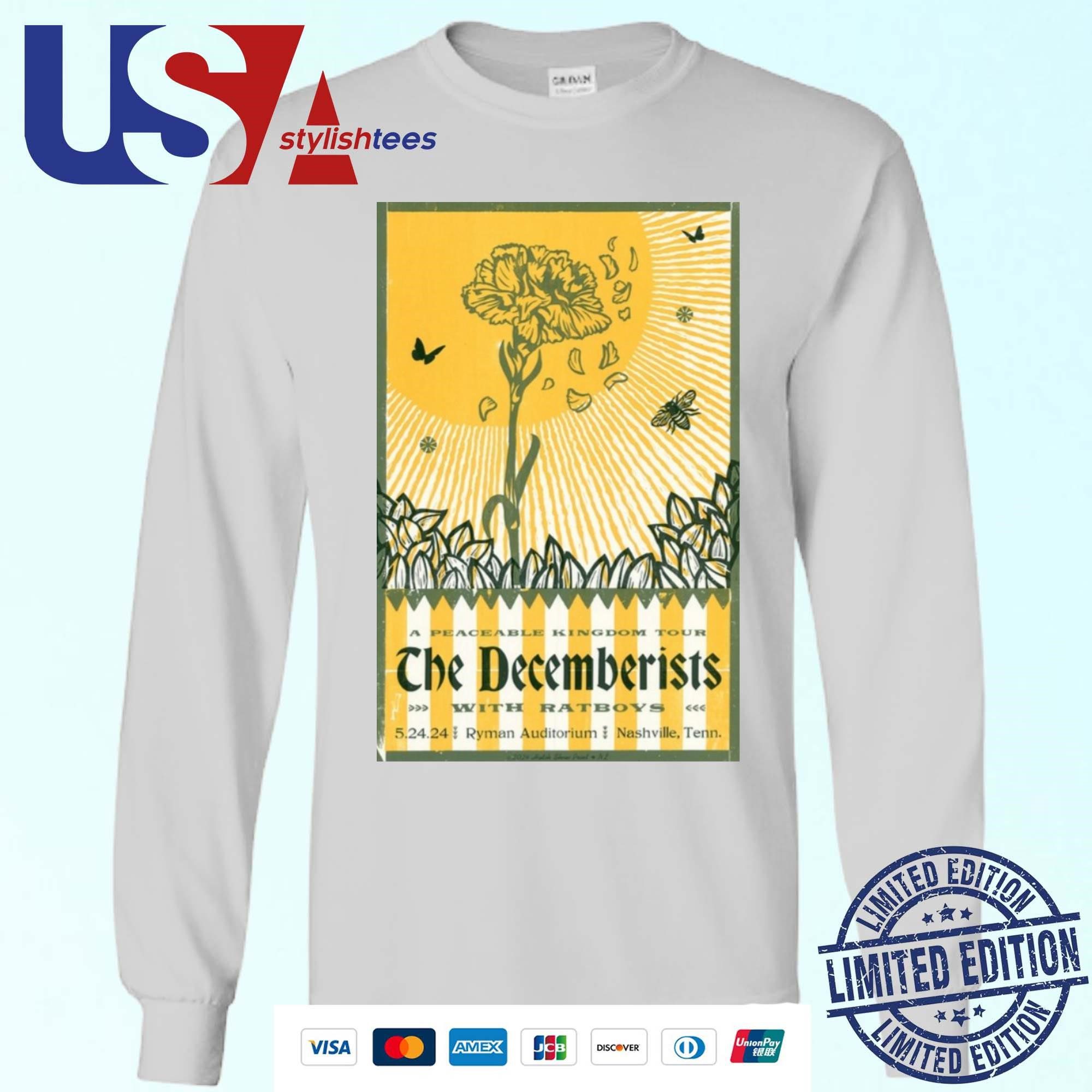 the-decemberists-ryman-auditorium-nashville-tn-may-24-2024-poster-sweater The Decemberists Ryman Auditorium, Nashville, TN May 24, 2024 Poster Sweater