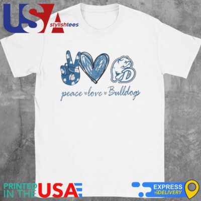 Peace Love Drake Bulldogs Shirt
