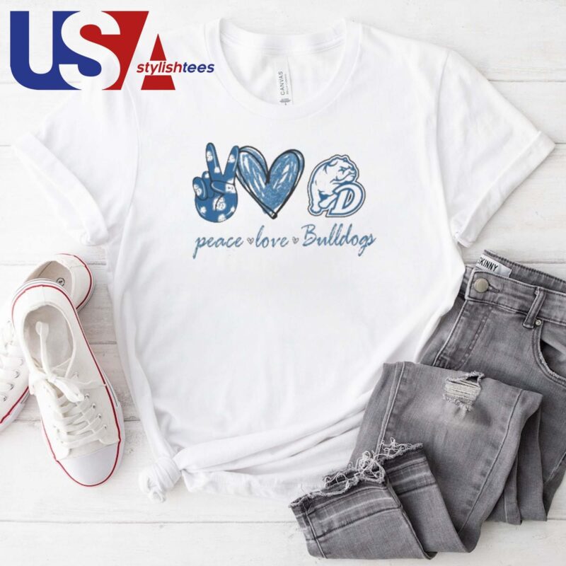 Peace Love Drake Bulldogs T-shirt