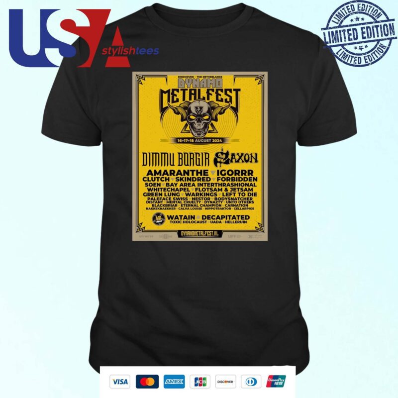 Dynamo Metal Fest 2024 T-shirt
