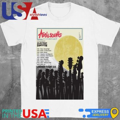 The Adolescents With Electric Frankenstein Tour Japan 2024 Shirt