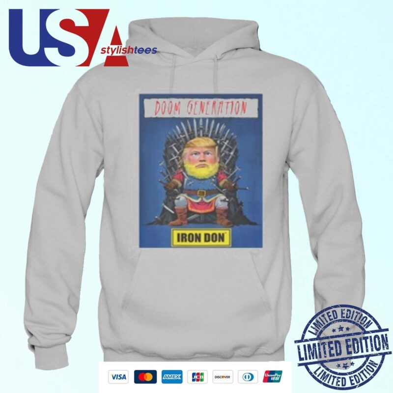 Donald Trump Doom Generation Iron Don Hoodie