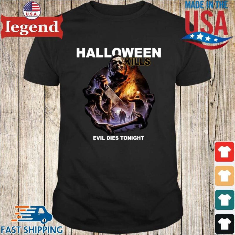 Official Halloween Kills Evil Dies Tonight Shirt