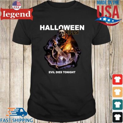 Official Halloween Kills Evil Dies Tonight Shirt