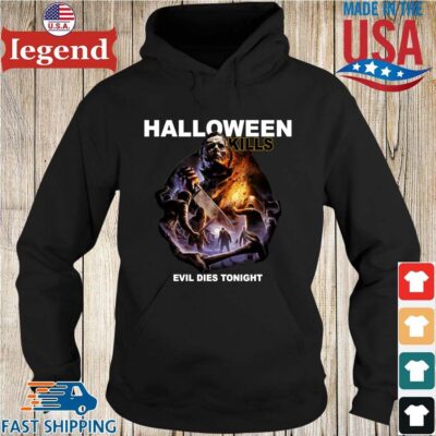 Official Halloween Kills Evil Dies Tonight Shirt Hoodie den-min