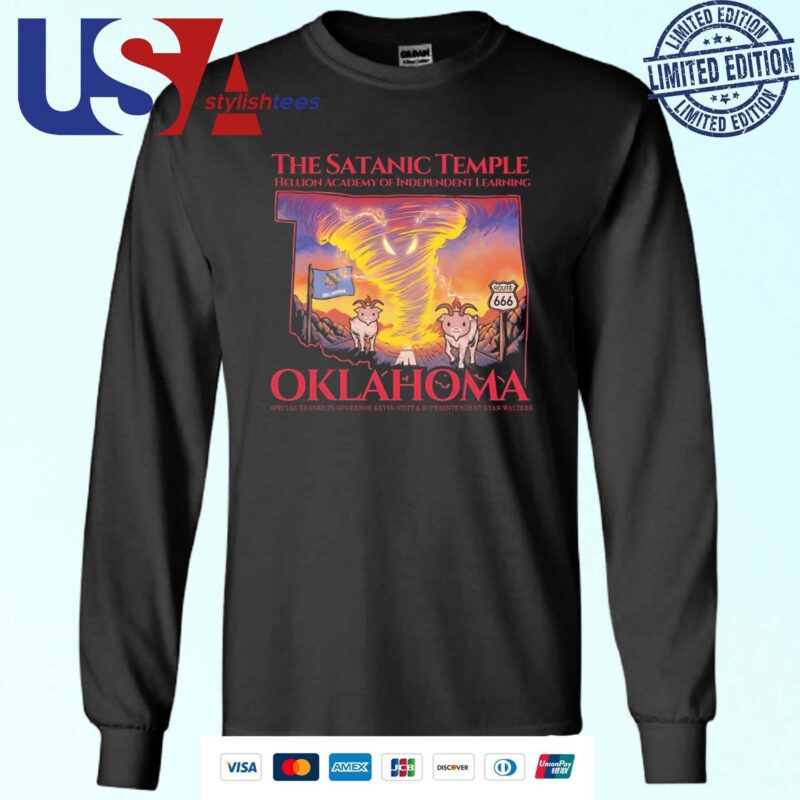 The Satanic Temple Hellion Academy Of Independent Learning Oklahoma Sweater