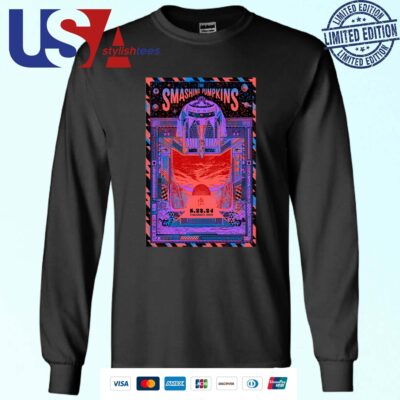 The Smashing Pumpkins August 27 2024 Simpsonville, SC CCNB Amphitheatre at Heritage Park Tour Sweater