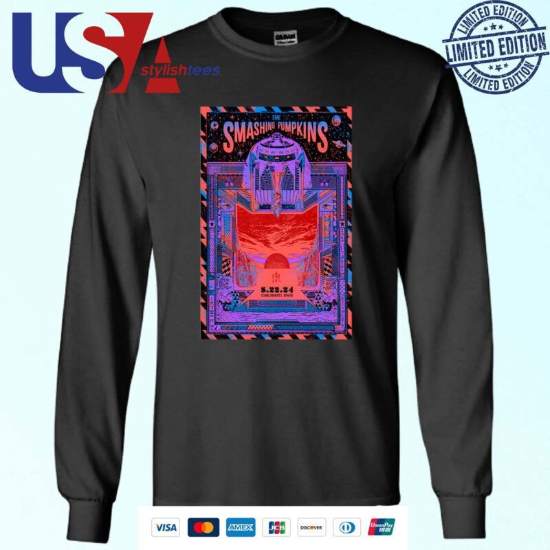 The Smashing Pumpkins August 27 2024 Simpsonville, SC CCNB Amphitheatre at Heritage Park Tour Sweater