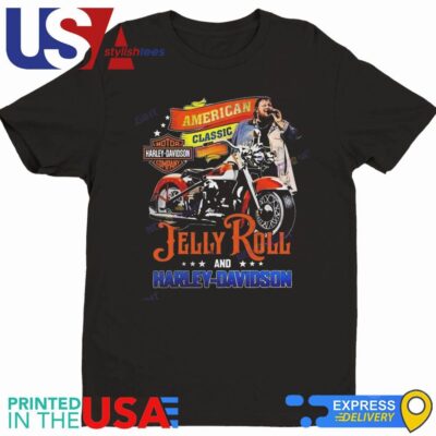 Harley Davidson – Jelly Roll American Classic Signature Shirt