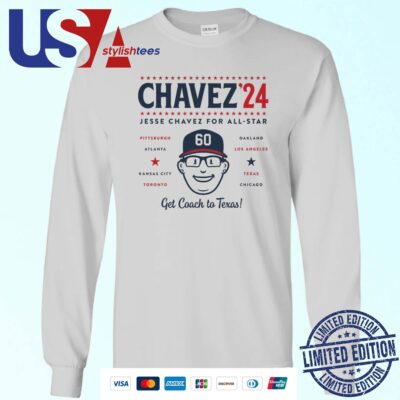 Official Jesse Chavez For All Star Get Coach To Texas Sweater