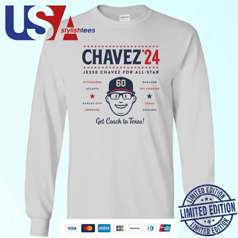 Official Jesse Chavez For All Star Get Coach To Texas Sweater