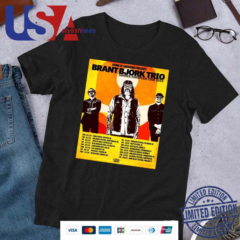 Sound Of Liberation Presents Brant Bjork Trio Summer European Tour 2024 Shirt